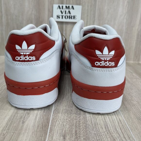 Adidas Originals Rivalry Low White Team Power Red Gym Sneakers GZ9793 Mens Sz 11 - Picture 5 of 9